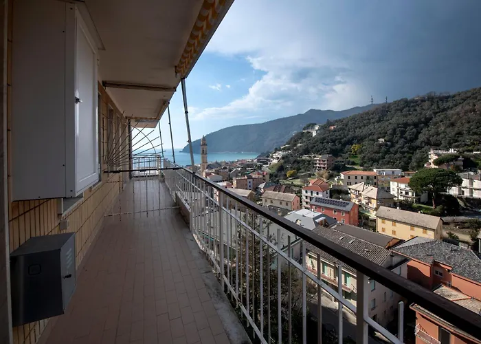 Apartamento 239 - Casa Del Sole Vista Mare - 5minuti A Piedi Dal Mare - Parcheggio Privato Moneglia