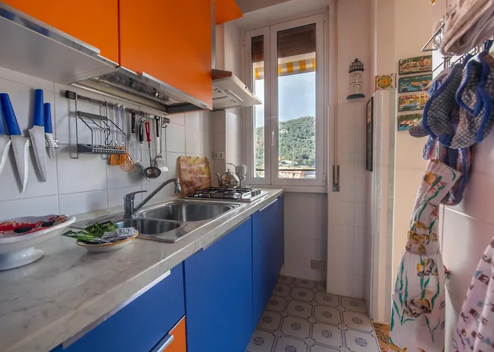 239 - Casa Del Sole Vista Mare - 5minuti A Piedi Dal Mare - Parcheggio Privato Apartamento Moneglia